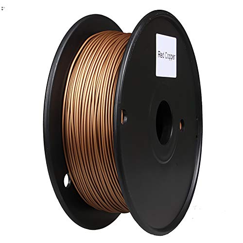 Metall-PLA-Filament (rotes Kupfer) 1,75 Mm 0,5 Kg PLA-Metallfilament 3D-Druckerfilament 1,75 Mm 3D-Druckmaterial Metall-PLA (Dunkles Kupfer) von Yimihua