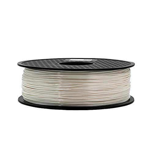 PLA-Filament 1,75 Mm, PLA Filament 1 Kg Spule, 3D-Druckerfilament/Genauigkeit +/- 0,02 Mm Für 3D-Drucker Und 3D-Druckstift(Color:Weiß) von Yimihua