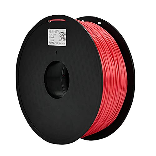 PLA-Filament 1,75 Mm, PLA Filament 1 Kg Spule, 3D-Druckerfilament/Genauigkeit +/- 0,02 Mm Für 3D-Drucker Und 3D-Druckstift(Color:rot) von Yimihua