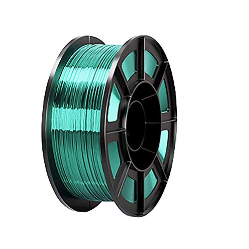 PLA Silk Filament 1,75 Mm 3D-Drucker Filament PLA Silk Faux Metallic FDM-Druckmaterial 1 Kg Spule PLA Rainbow Filament Für 3D-Drucker Und 3D-Druckstifte(Color:Seidengrün) von Yimihua