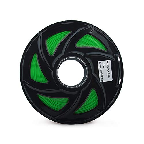 Seiden-PLA-Filament, 1,75 Mm PLA-Seidenfilament, Seiden-PLA, 3D-Druckfilament Für 3D-Drucker Und 3D-Stift, 1 Kg 1-Achsen-Druckmaterial(Color:Grün) von Yimihua