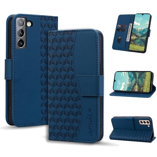 Handyhülle für Samsung Galaxy S24 Hülle Klappbar Lederhülle Flip Case Stoßfeste Klapphülle Samsung S24 5G Magnet Kartenfach Standfunktion Brieftasche Schutzhülle für Samsung Galaxy S24 5G, Blau Handyhülle für Samsung Galaxy S24 Hülle Klappbar Lederhülle Flip Case Stoßfeste Klapphülle Samsung S24 5G Magnet Kartenfach Standfunktion Brieftasche Schutzhülle für Samsung Galaxy S24 5G, Blau von Yiminu.DS