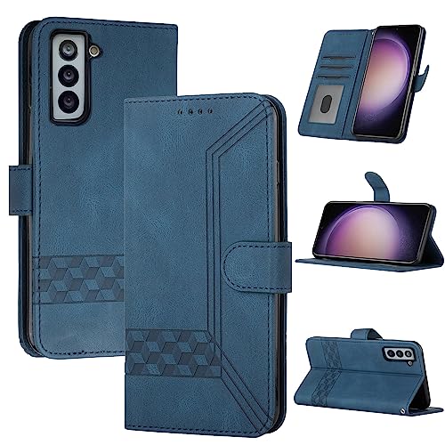 Yiminu.DS Handyhülle für Samsung Galaxy S23 Hülle, Premium Leder Klapphülle Samsung S23 5G Klappbar Kartenfach Brieftasche Cover Magnetische Schutzhülle für Samsung Galaxy S23 5G, Blau Yiminu.DS Handyhülle für Samsung Galaxy S23 Hülle, Premium Leder Klapphülle Samsung S23 5G Klappbar Kartenfach Brieftasche Cover Magnetische Schutzhülle für Samsung Galaxy S23 5G, Blau von Yiminu.DS