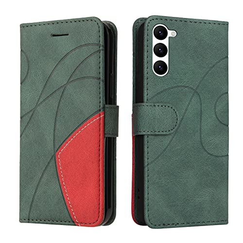 Yiminu.DS Handyhülle für Samsung Galaxy S23 Plus Hülle Leder mit Kartenfächern Klapphülle für Samsung Galaxy S23 Plus 5G, Flip Wallet Brieftasche Cover Schutzhülle für Samsung S23 Plus, Grün Yiminu.DS Handyhülle für Samsung Galaxy S23 Plus Hülle Leder mit Kartenfächern Klapphülle für Samsung Galaxy S23 Plus 5G, Flip Wallet Brieftasche Cover Schutzhülle für Samsung S23 Plus, Grün von Yiminu.DS