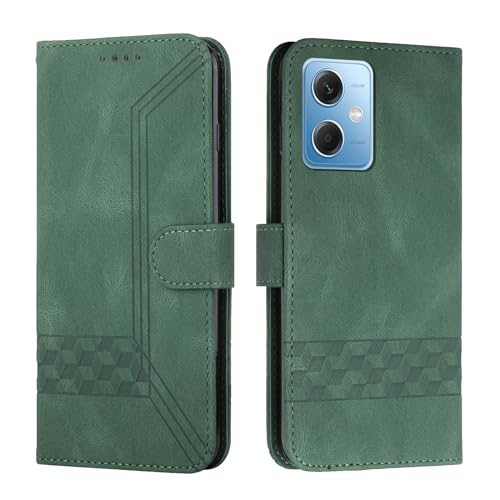 Yiminu.DS Handyhülle für Xiaomi Redmi Note 12 4G Hülle, Premium Leder Handyhülle Redmi Note 12 4G Klappbar Kartenfach Brieftasche Cover Magnetische Schutzhülle für Xiaomi Redmi Note 12 4G, Grün Yiminu.DS Handyhülle für Xiaomi Redmi Note 12 4G Hülle, Premium Leder Handyhülle Redmi Note 12 4G Klappbar Kartenfach Brieftasche Cover Magnetische Schutzhülle für Xiaomi Redmi Note 12 4G, Grün von Yiminu.DS