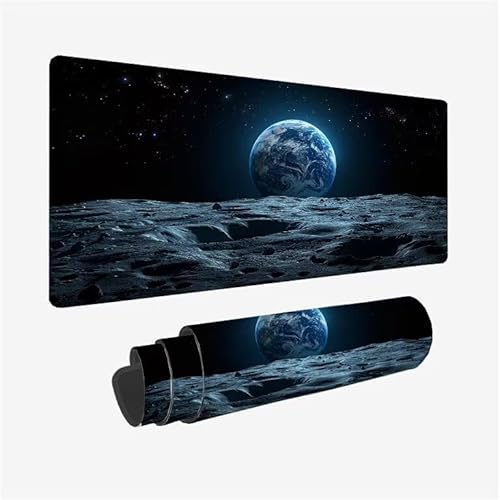 Gaming Mauspad XXL 1000x500x3mm Schwarz Mauspad WassXerdicht Anti-Rutsch, Schreibtischunterlage Large Size Mäßige Oberflächenreibung, Verbessert Präzision und Geschwindigkeit Mousepad Universum Y2-179 von Yingeen