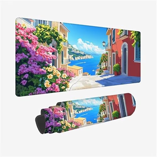 Mauspad Architektur Schreibtischunterlage Blume Mauspad XXL 600x300x3mm Mousepad Rutschfeste Gummibasis, Achreibtischunterlage mit Kantenschutz, Wasserdicht und Langlebig Mouse Pad für PC, Büro Y2-796 Mauspad Architektur Schreibtischunterlage Blume Mauspad XXL 600x300x3mm Mousepad Rutschfeste Gummibasis, Achreibtischunterlage mit Kantenschutz, Wasserdicht und Langlebig Mouse Pad für PC, Büro Y2-796 von Yingeen