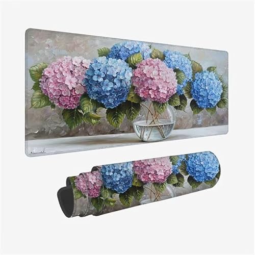 Mauspad Retro Schreibtischunterlage Vase Mauspad XXL 1600x800x3mm Mousepad rutschfeste Gummibasis, Achreibtischunterlage mit Kantenschutz, Wasserdicht Langlebig Mouse Pad für PC Zubehör, Büro Y2-532 Mauspad Retro Schreibtischunterlage Vase Mauspad XXL 1600x800x3mm Mousepad rutschfeste Gummibasis, Achreibtischunterlage mit Kantenschutz, Wasserdicht Langlebig Mouse Pad für PC Zubehör, Büro Y2-532 von Yingeen