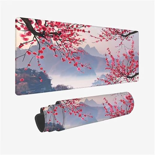 Mauspad Rosa Schreibtischunterlage Filialen Mauspad XXL 800x400x3mm Mousepad rutschfeste Gummibasis, Achreibtischunterlage mit Kantenschutz, Wasserdicht und Langlebig Mouse Pad für PC, Büro Y2-484 Mauspad Rosa Schreibtischunterlage Filialen Mauspad XXL 800x400x3mm Mousepad rutschfeste Gummibasis, Achreibtischunterlage mit Kantenschutz, Wasserdicht und Langlebig Mouse Pad für PC, Büro Y2-484 von Yingeen