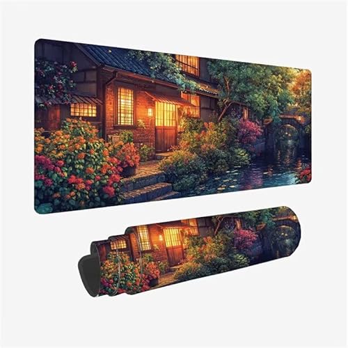 Mauspad Tür Schreibtischunterlage Landschaft Mauspad XXL 800x400x3mm Mousepad rutschfeste Gummibasis, Achreibtischunterlage mit Kantenschutz, Wasserdicht und Langlebig Mouse Pad für PC, Büro Y2-847 Mauspad Tür Schreibtischunterlage Landschaft Mauspad XXL 800x400x3mm Mousepad rutschfeste Gummibasis, Achreibtischunterlage mit Kantenschutz, Wasserdicht und Langlebig Mouse Pad für PC, Büro Y2-847 von Yingeen