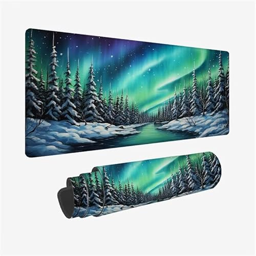 Schreibtischunterlage Aurora Mauspad Baum Mousepad XXL 1200x600x3mm Mauspad Gaming mit Genähten Kanten, Nicht rutschender Desk Mat, wasserdichte Waschbar Mouse Pad für Laptop PC Büro Zuhause Y2-852 Schreibtischunterlage Aurora Mauspad Baum Mousepad XXL 1200x600x3mm Mauspad Gaming mit Genähten Kanten, Nicht rutschender Desk Mat, wasserdichte Waschbar Mouse Pad für Laptop PC Büro Zuhause Y2-852 von Yingeen
