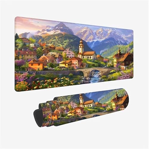 Schreibtischunterlage Kabine Mauspad Landschaft Mousepad XXL 1000x500x3mm Mauspad Gaming mit Genähten Kanten, Nicht rutschender Desk Mat, Wasserdichte Waschbar Mouse Pad für Laptop Büro Zuhause Y2-654 Schreibtischunterlage Kabine Mauspad Landschaft Mousepad XXL 1000x500x3mm Mauspad Gaming mit Genähten Kanten, Nicht rutschender Desk Mat, Wasserdichte Waschbar Mouse Pad für Laptop Büro Zuhause Y2-654 von Yingeen