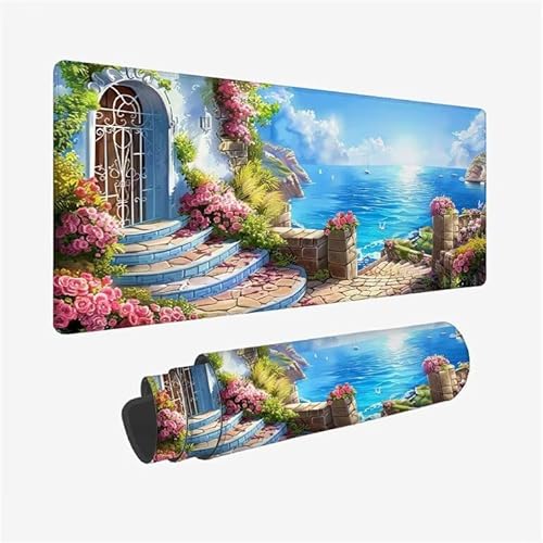 Schreibtischunterlage Landschaft Mauspad Tür Mousepad XXL 800x400x3mm Mauspad Gaming mit Genähten Kanten, Nicht rutschender Desk Mat, wasserdichte Waschbar Mouse Pad für Laptop PC Büro Zuhause Y2-522 Schreibtischunterlage Landschaft Mauspad Tür Mousepad XXL 800x400x3mm Mauspad Gaming mit Genähten Kanten, Nicht rutschender Desk Mat, wasserdichte Waschbar Mouse Pad für Laptop PC Büro Zuhause Y2-522 von Yingeen