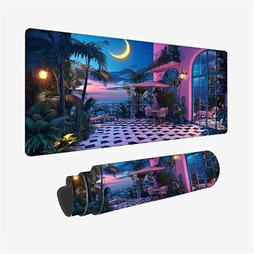 Schreibtischunterlage Lila Mauspad Architektur Mousepad XXL 900x400x3mm Mauspad Gaming mit Genähten Kanten, Nicht rutschender Desk Mat, wasserdichte Waschbar Mouse Pad für Laptop Büro Zuhause Y2-786 Schreibtischunterlage Lila Mauspad Architektur Mousepad XXL 900x400x3mm Mauspad Gaming mit Genähten Kanten, Nicht rutschender Desk Mat, wasserdichte Waschbar Mouse Pad für Laptop Büro Zuhause Y2-786 von Yingeen