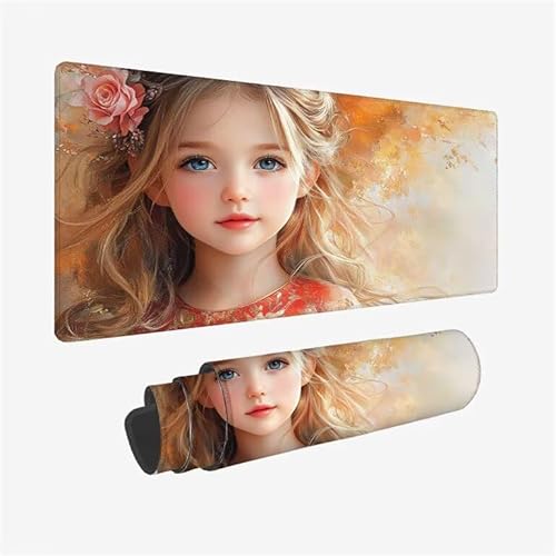 Schreibtischunterlage Retro Mauspad Mädchen Mousepad XXL 1600x800x3mm Mauspad Gaming mit Genähten Kanten, Nicht rutschender Desk Mat, wasserdichte Waschbar Mouse Pad für Laptop PC Büro Zuhause Y2-408 Schreibtischunterlage Retro Mauspad Mädchen Mousepad XXL 1600x800x3mm Mauspad Gaming mit Genähten Kanten, Nicht rutschender Desk Mat, wasserdichte Waschbar Mouse Pad für Laptop PC Büro Zuhause Y2-408 von Yingeen