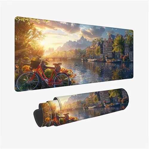 Schreibtischunterlage See Mauspad Sonnenuntergang Mousepad XXL 1600x800x3mm Mauspad Gaming mit Genähten Kanten,Nicht rutschender Desk Mat,Wasserdichte Waschbar Mouse Pad für Laptop Büro Zuhause Y2-957 Schreibtischunterlage See Mauspad Sonnenuntergang Mousepad XXL 1600x800x3mm Mauspad Gaming mit Genähten Kanten,Nicht rutschender Desk Mat,Wasserdichte Waschbar Mouse Pad für Laptop Büro Zuhause Y2-957 von Yingeen