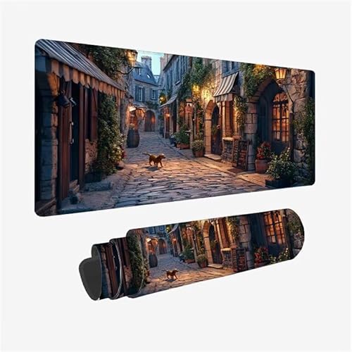 Schreibtischunterlage Straße Mauspad Landschaft Mousepad XXL 900x400x3mm Mauspad Gaming mit Genähten Kanten, Nicht rutschender Desk Mat, wasserdichte Waschbar Mouse Pad für Laptop Büro Zuhause Y2-846 Schreibtischunterlage Straße Mauspad Landschaft Mousepad XXL 900x400x3mm Mauspad Gaming mit Genähten Kanten, Nicht rutschender Desk Mat, wasserdichte Waschbar Mouse Pad für Laptop Büro Zuhause Y2-846 von Yingeen