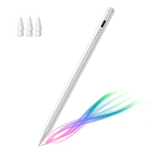 Stylus Stift für I-Pad 2018-2024, Yingtop Stylus Pen Kompatibel Palm Rejection, I-Pad Pen mit 3 Spitzen, Tilt Pen mit Tilt Detection-Funktion I-Pad Stift, LED-Anzeige, Versteckter USB-C Ladeanschluss Stylus Stift für I-Pad 2018-2024, Yingtop Stylus Pen Kompatibel Palm Rejection, I-Pad Pen mit 3 Spitzen, Tilt Pen mit Tilt Detection-Funktion I-Pad Stift, LED-Anzeige, Versteckter USB-C Ladeanschluss von Yingtop