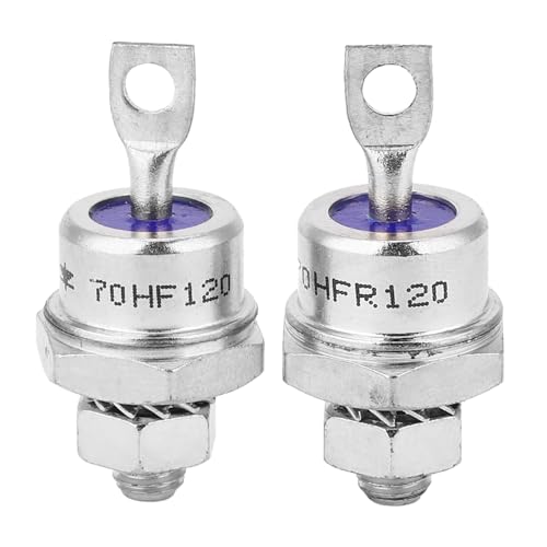 Gleichrichter Diode 70HF120 Spiral Gleichrichter Diodenkit Diode Spiral 5 Paarpaare Bolder -Diodenpaar Eisenbasis für Batterieladung 70HFR120 70HF120 von Yinhing