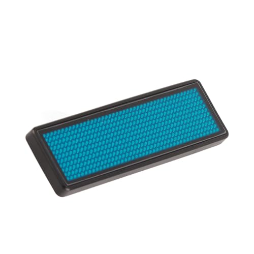 LED -Name Tag, Scrolling Message Tag, Digitales Zeichen Mehrsprachige Chinesische 4 -Zeichenzeichen Anzeige mit Datenkabel für Verschiedene öffentliche Orte (BLUE) von Yinhing