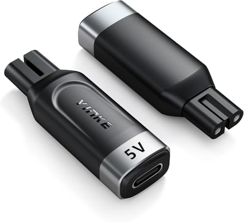 Yinke 5 V USB-C Rasierer-Adapter für OneBlade QP2834/QP4530/MG5910 Serie, Multigroom Trimmer Typ-C-Ladekonverter (Kabel nicht im Lieferumfang enthalten) von Yinke