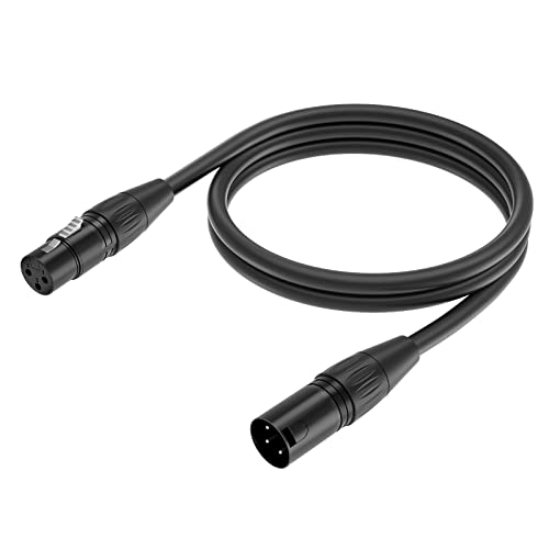 Yinker XLR Kabel Male zu Female, 3 Polig XLR Mikrofonkabel Male zu Female, Mikrofonkabel XLR Stecker Male zu Female für Audio-und Sound-Equipments 3m von Yinker