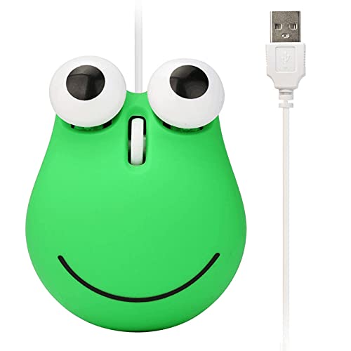 Yinuoday Entzückende Tier Maus 1000DPI USB Wired Frosch Förmigen Mäuse Cartoon Frosch Maus für PC Laptop Desktop Geschenk von Yinuoday