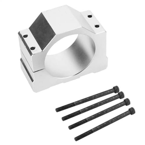 1pc 52mm 56mm 65mm 80mm Aluminium Spindel Clamp Motor Halterung Mit 4 stücke Schraube für CNC Gravur Router Maschine Motor Montage Halter (Color : 52mm) von Yinxi