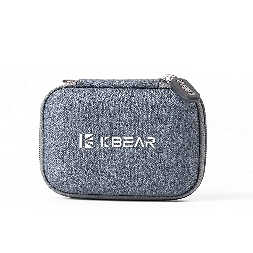 KBEAR Kopfhörer-Tragetasche, tragbare Aufbewahrungsbox, Kopfhörer-Zubehörtasche, widerstandsfähiger, stoßfester Reiseelektronik-Organizer für kabellose Ohrhörer, In-Ear-Kopfhörer KBEAR Kopfhörer-Tragetasche, tragbare Aufbewahrungsbox, Kopfhörer-Zubehörtasche, widerstandsfähiger, stoßfester Reiseelektronik-Organizer für kabellose Ohrhörer, In-Ear-Kopfhörer von Yinyoo