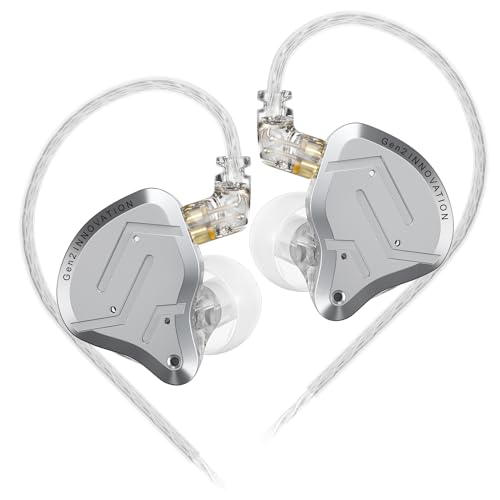 KZ ZSN Pro 2 In Ear Monitors, KZ Wired Earbuds Headphones with Hybrid 1ba 1dd Drivers, High Fidelity Musicians in-Ear Earphones with Tangle-Free Cable for Gaming KZ ZSN Pro 2 In Ear Monitors, KZ Wired Earbuds Headphones with Hybrid 1ba 1dd Drivers, High Fidelity Musicians in-Ear Earphones with Tangle-Free Cable for Gaming von Yinyoo