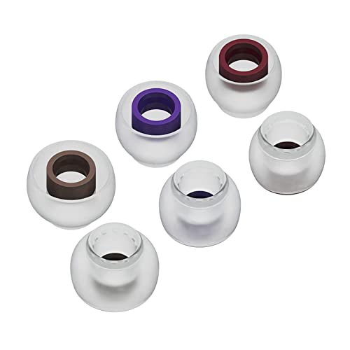 Tri Clarion Ersatz-Ohrstöpsel für Kopfhörer, Silikon-Ohrstöpsel für KZ zs10 Pro, zs10 pro x, zsn pro x, zsn pro x, zsn pro, castor, edx pro, zar, zst, ccz melody, ks1 (S/M/L) von Yinyoo