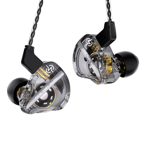 Yinyoo CCZ DC01 PRO IEM Kopfhörer mit Kabel,Schockierender Bass In Ear Monitoring Kopfhörer,Professionelle V-Form-Stimmung,Leistungsstarke Magnetische Verbundmembran In Ear ohrhörer für Gaming,Musiker Yinyoo CCZ DC01 PRO IEM Kopfhörer mit Kabel,Schockierender Bass In Ear Monitoring Kopfhörer,Professionelle V-Form-Stimmung,Leistungsstarke Magnetische Verbundmembran In Ear ohrhörer für Gaming,Musiker von Yinyoo