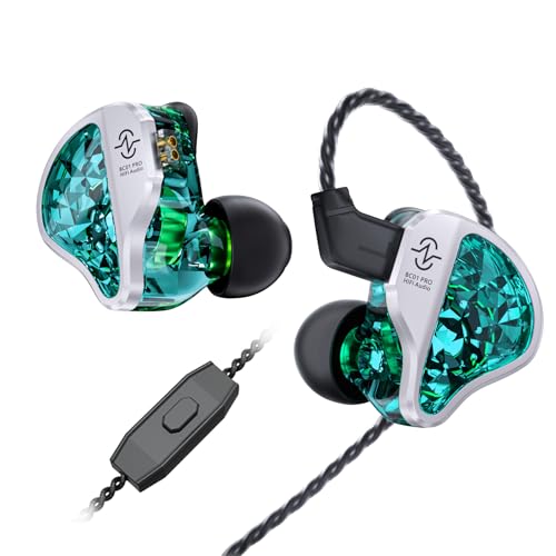 Yinyoo CCZ Harmony BC01 Pro Ohrhörer, kabelgebunden, 1DD 1BA Hybrid-Treiber, In-Ear-Kopfhörer, Drei-Frequenz-Balance, geräuschisolierendes Headset, integriertes Mikrofon IEM für Gaming, Laptop Yinyoo CCZ Harmony BC01 Pro Ohrhörer, kabelgebunden, 1DD 1BA Hybrid-Treiber, In-Ear-Kopfhörer, Drei-Frequenz-Balance, geräuschisolierendes Headset, integriertes Mikrofon IEM für Gaming, Laptop von Yinyoo