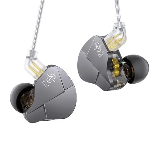Yinyoo CCZ MC01 Soul In-Ear-Monitor IEM, 10 mm PET Dual Magnetic DD Wired Ohrhörer, mit 3,5 mm Klinke, abnehmbares Kabel, sauerstofffreies Kupfer, versilbert, verwicklungsfrei, leichte Kopfhörer Yinyoo CCZ MC01 Soul In-Ear-Monitor IEM, 10 mm PET Dual Magnetic DD Wired Ohrhörer, mit 3,5 mm Klinke, abnehmbares Kabel, sauerstofffreies Kupfer, versilbert, verwicklungsfrei, leichte Kopfhörer von Yinyoo