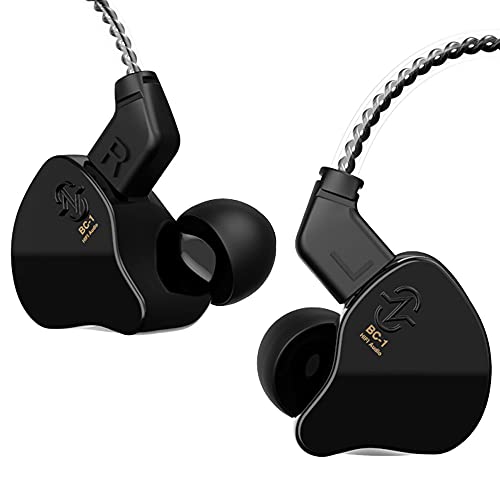 Yinyoo CCZ Melody In-Ear-Kopfhörer Ohrhörer mit Mikrofon Monitor Earbuds IEM HiFi Bass mit 1DD 1BA Hybrid, abnehmbares Kabel für Smartphones/PC/Tablet von Yinyoo