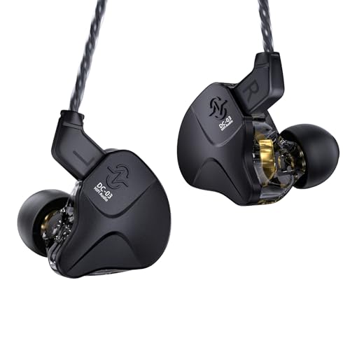 Yinyoo CCZ Sonata DC03 HiFi In Ear Monitor Ohrhörer, 10mm Magnet dynamischer Treiber High Fidelity Gaming Sport IEM Kopfhörer Ohrhörer mit 2Pin Kabel für Geschenk-PC, audiophile Sänger (ohne Mikrofon) Yinyoo CCZ Sonata DC03 HiFi In Ear Monitor Ohrhörer, 10mm Magnet dynamischer Treiber High Fidelity Gaming Sport IEM Kopfhörer Ohrhörer mit 2Pin Kabel für Geschenk-PC, audiophile Sänger (ohne Mikrofon) von Yinyoo