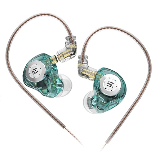Yinyoo KZ EDX PRO In-Ear-Kopfhörer mit HD-Mikrofon, Geräuschisolierung, High-Definition-In-Ear-Ohrhörer mit Verhinderung von Verwicklungen, 5N OFC, sauerstofffreies 2-Pin-Kupferkabel Yinyoo KZ EDX PRO In-Ear-Kopfhörer mit HD-Mikrofon, Geräuschisolierung, High-Definition-In-Ear-Ohrhörer mit Verhinderung von Verwicklungen, 5N OFC, sauerstofffreies 2-Pin-Kupferkabel von Yinyoo