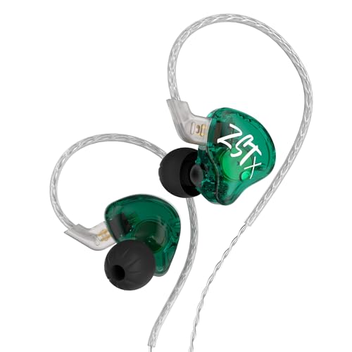 Yinyoo KZ ZST X Hybrid 1BA+1DD in Ear Monitor Earbuds Balance Armature with Dynamic in-Ear Earphone Headphones HiFi Headset von Yinyoo