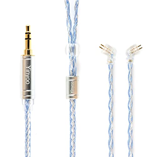 Yinyoo YYX4849 Kopfhörerkabel, 0,78 mm, 2-polig, 2,5 mm, versilberter Draht, 16-adrige Kopfhörer, RecCable, 4-polig, Balance-Kopfhörer-Ersatzkabel, Hi-Fi-Audio-Ohrhörer, Upgrade-Kabel (TFZ, 3,5 mm) Yinyoo YYX4849 Kopfhörerkabel, 0,78 mm, 2-polig, 2,5 mm, versilberter Draht, 16-adrige Kopfhörer, RecCable, 4-polig, Balance-Kopfhörer-Ersatzkabel, Hi-Fi-Audio-Ohrhörer, Upgrade-Kabel (TFZ, 3,5 mm) von Yinyoo