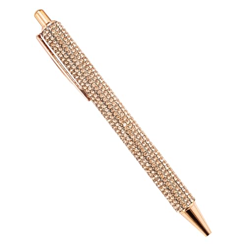 Yiohejy Strass-Kugelschreiber, glitzernde Kristall-Glitzerstifte, einziehbarer Bling-Kugelschreiber, Schul- und Bürobedarf zum Schreiben, Zeichnen, Journaling, 14 x 0,9 cm Yiohejy Strass-Kugelschreiber, glitzernde Kristall-Glitzerstifte, einziehbarer Bling-Kugelschreiber, Schul- und Bürobedarf zum Schreiben, Zeichnen, Journaling, 14 x 0,9 cm von Yiohejy