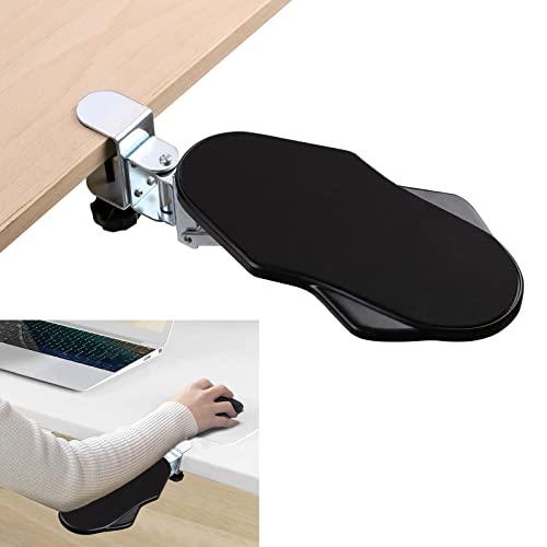Ergonomische Armlehnenstütze Handgelenkauflage, 180° Drehbare Handgelenkstütze Armlehne, Verstellbar Armauflage Schreibtisch Extender für Zuhause und Büro, Schwarz Ergonomische Armlehnenstütze Handgelenkauflage, 180° Drehbare Handgelenkstütze Armlehne, Verstellbar Armauflage Schreibtisch Extender für Zuhause und Büro, Schwarz von Yiomxhi