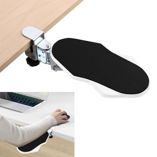 Ergonomische Armlehnenstütze Handgelenkauflage, 180° Drehbare Handgelenkstütze Armlehne, Verstellbar Armauflage Schreibtisch Extender für Zuhause und Büro, Weiß Ergonomische Armlehnenstütze Handgelenkauflage, 180° Drehbare Handgelenkstütze Armlehne, Verstellbar Armauflage Schreibtisch Extender für Zuhause und Büro, Weiß von Yiomxhi