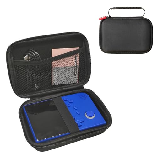 YipuVR Tragetasche für Anbernic RG40XX V, harte EVA-Hülle, Schwarz, kompatibel mit Anbernic RG40XX V, sturz- und kratzfest, hält Datenkabel von YipuVR