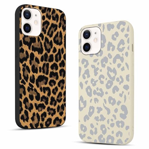 Yirlbey 2 Stück für iPhone 12 Pro/iPhone 12 6,1 Zoll Hülle Leopard Handyhülle Aesthetic Muster Gepard Design, Weiche Flexibel Bunt Silikon Anti-Kratzer TPU Bumper Ultra Dünn Schutzhülle Mädchen Case Yirlbey 2 Stück für iPhone 12 Pro/iPhone 12 6,1 Zoll Hülle Leopard Handyhülle Aesthetic Muster Gepard Design, Weiche Flexibel Bunt Silikon Anti-Kratzer TPU Bumper Ultra Dünn Schutzhülle Mädchen Case von Yirlbey