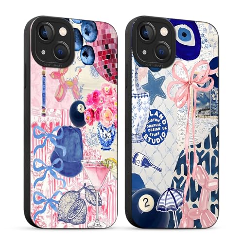 Yirlbey 2 Stück für iPhone 15 Plus Hülle 6,7 Zoll Collage Handyhülle Aesthetic Motiv Schleifen Muster Design, Weiche Bunt Silikon TPU Bumper Ultra Dünn Kameraschutz Schutzhülle Mädchen Case Yirlbey 2 Stück für iPhone 15 Plus Hülle 6,7 Zoll Collage Handyhülle Aesthetic Motiv Schleifen Muster Design, Weiche Bunt Silikon TPU Bumper Ultra Dünn Kameraschutz Schutzhülle Mädchen Case von Yirlbey