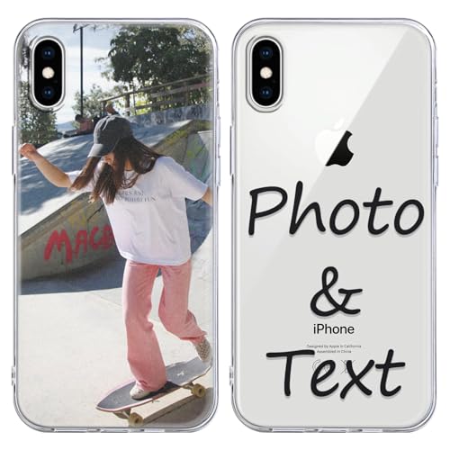 Yirlbey Personalisierte Handyhülle für iPhone XS Max 6,5'', Personalisiert Hülle mit Selbst Gestalten Familie Eigenem Bild Foto Schutzhülle, Individuelle Design Case für iPhone XS Max,transparent Yirlbey Personalisierte Handyhülle für iPhone XS Max 6,5'', Personalisiert Hülle mit Selbst Gestalten Familie Eigenem Bild Foto Schutzhülle, Individuelle Design Case für iPhone XS Max,transparent von Yirlbey