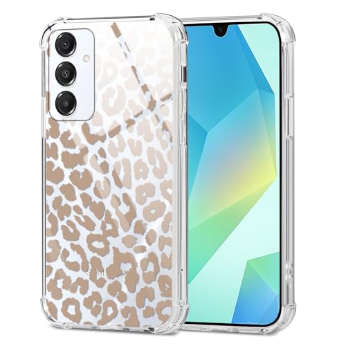 Yirlbey Transparent HandyHülle für Samsung Galaxy A16 5G Hülle Leopard, Aesthetic Muster Niedlich Design Mädchen Geschenk Schutzhülle, Silikon PC-Rückseite Case Cover für Samsung A16 6,5",Grauer Yirlbey Transparent HandyHülle für Samsung Galaxy A16 5G Hülle Leopard, Aesthetic Muster Niedlich Design Mädchen Geschenk Schutzhülle, Silikon PC-Rückseite Case Cover für Samsung A16 6,5",Grauer von Yirlbey