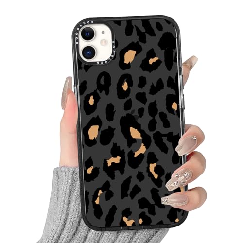Yirlbey Transparent HandyHülle für iPhone 11 Leopard Hülle, Aesthetic Muster Schwarz Design Mädchen Geschenk Schutzhülle, Silikon TPU-Rahmen und Harter PC-Rückseite Case Cover für iPhone11 6,1" Yirlbey Transparent HandyHülle für iPhone 11 Leopard Hülle, Aesthetic Muster Schwarz Design Mädchen Geschenk Schutzhülle, Silikon TPU-Rahmen und Harter PC-Rückseite Case Cover für iPhone11 6,1" von Yirlbey