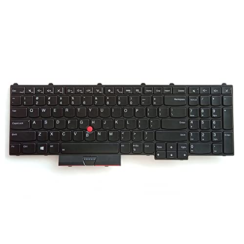 Yisawroy US-Laptop-Tastatur mit englischen Buchstaben/Zeichen, schlankes Desktop-Design für ThinkPad P50 P70 P71 von Yisawroy