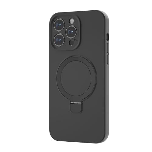 Yiscase Fit für Samsung Galaxy S23 5G Magnetische Handyhülle, unterstützt kabelloses Laden, militärischer Fallschutz, rutschfeste Silikonhülle mit unsichtbarem Ständer, Schwarz Yiscase Fit für Samsung Galaxy S23 5G Magnetische Handyhülle, unterstützt kabelloses Laden, militärischer Fallschutz, rutschfeste Silikonhülle mit unsichtbarem Ständer, Schwarz von Yiscase